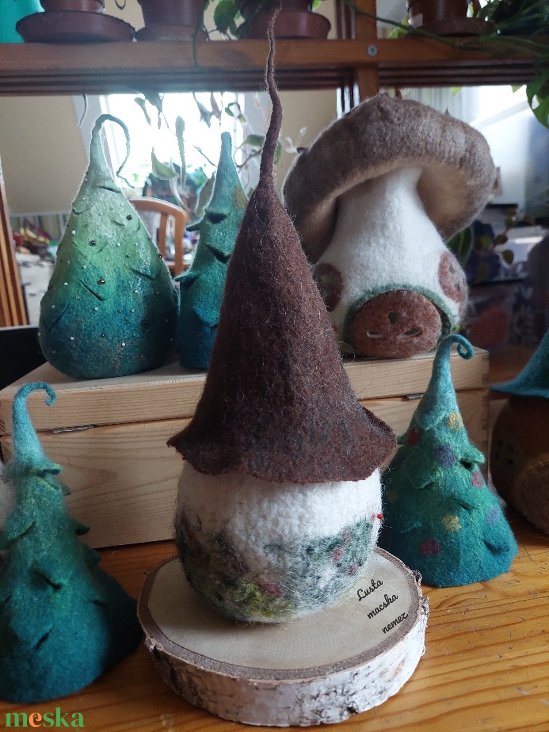 Közepes nemez házikó - játék & sport - baba & babaház - babaház - Meska.hu