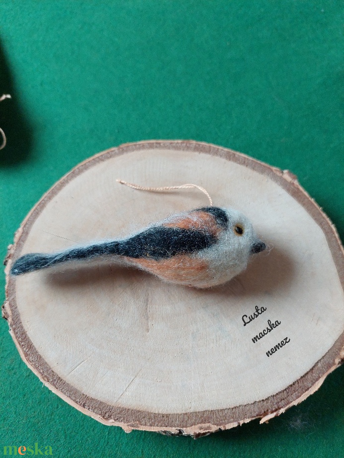 Nemez őszapó fehér fejű - otthon & életmód - dekoráció - ajtó- és ablak dekoráció - ablakdísz - Meska.hu