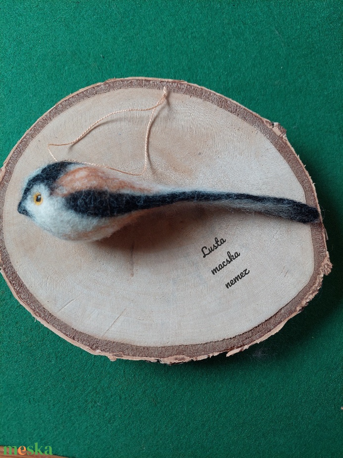 Nemez őszapó sötét sávval - otthon & életmód - dekoráció - ajtó- és ablak dekoráció - ablakdísz - Meska.hu