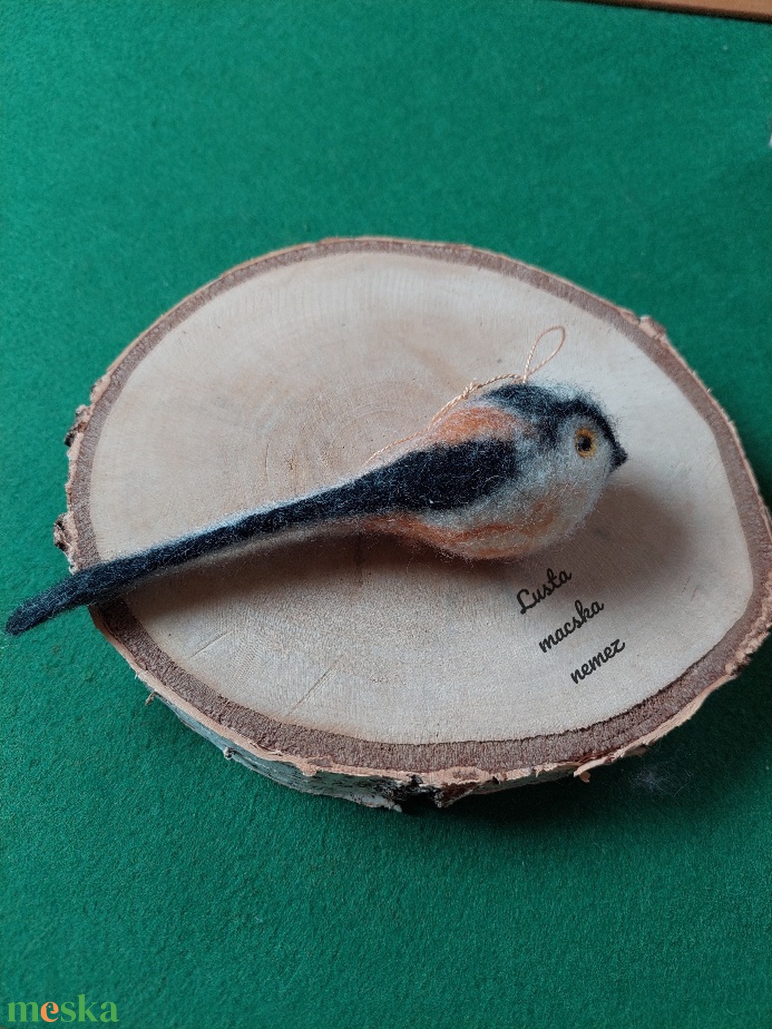 Nemez őszapó sötét sávval - otthon & életmód - dekoráció - ajtó- és ablak dekoráció - ablakdísz - Meska.hu