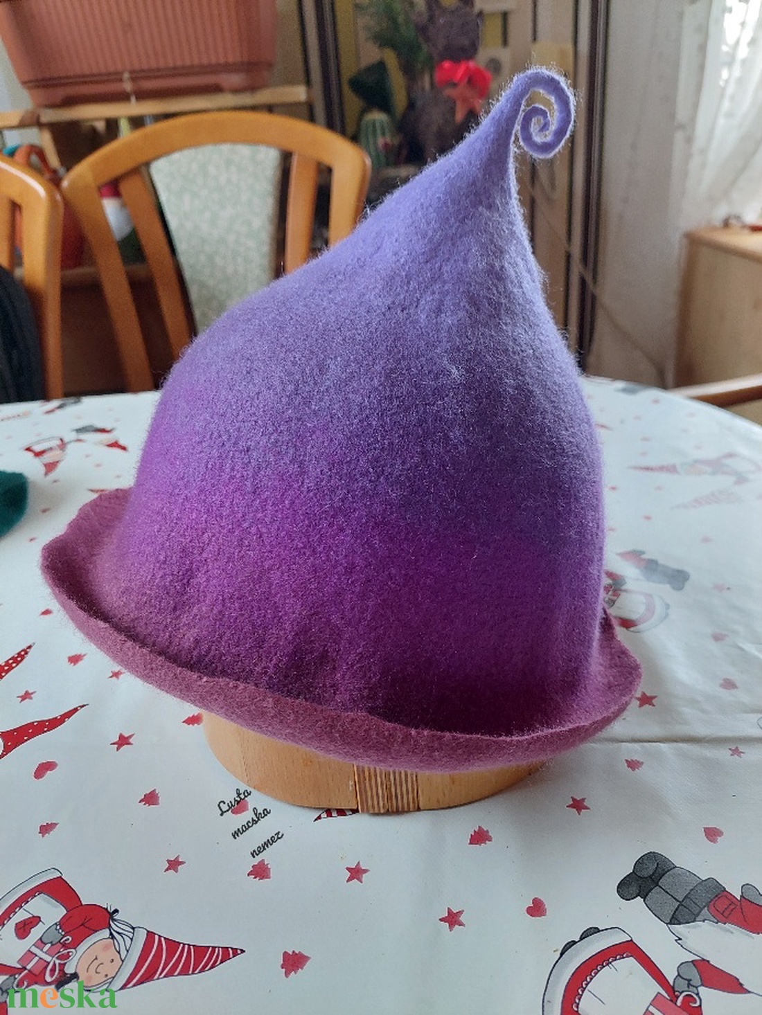 Nemez manó szauna sapka - ruha & divat - sál, sapka, kendő - kalap - Meska.hu