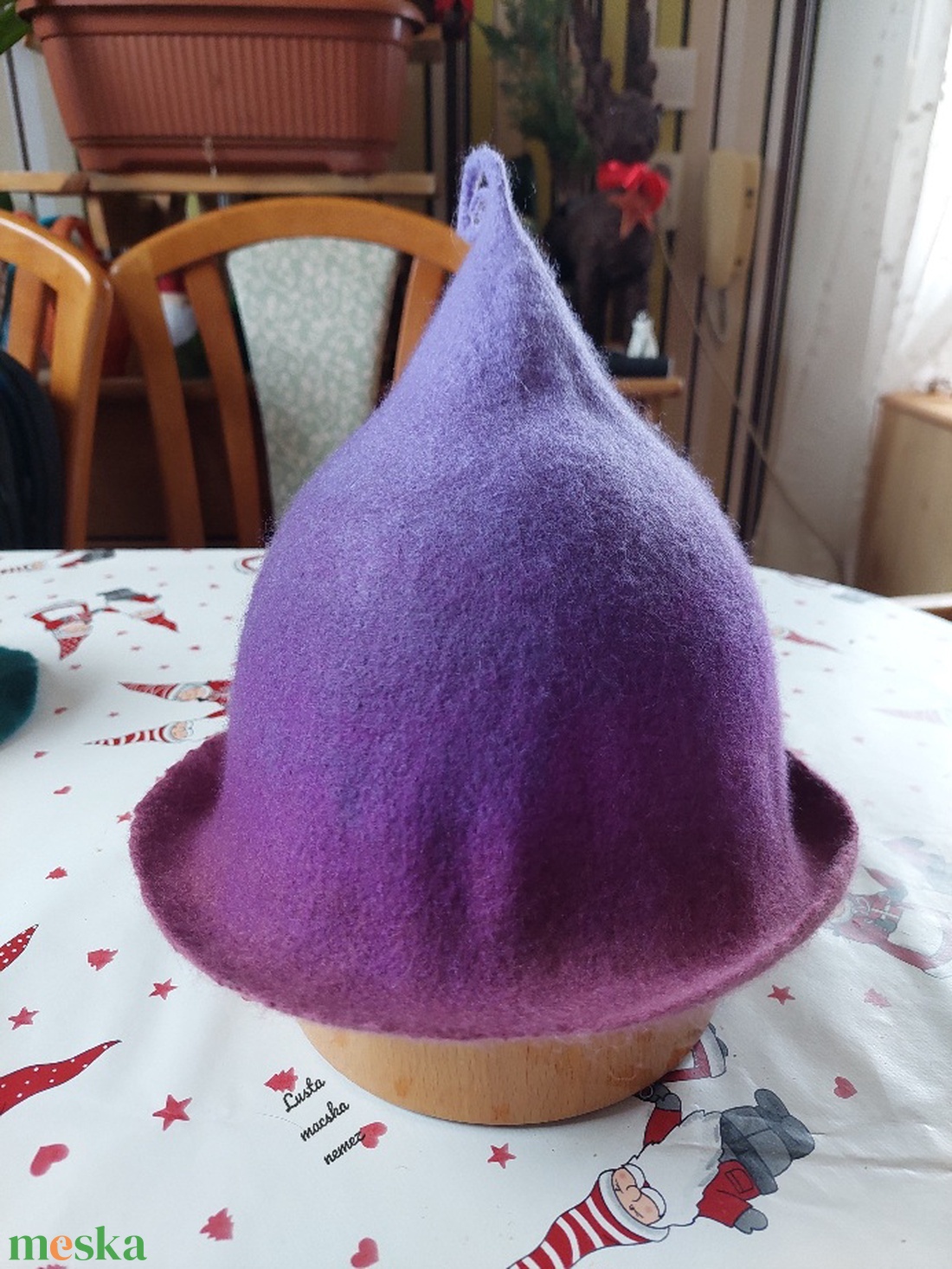 Nemez manó szauna sapka - ruha & divat - sál, sapka, kendő - kalap - Meska.hu