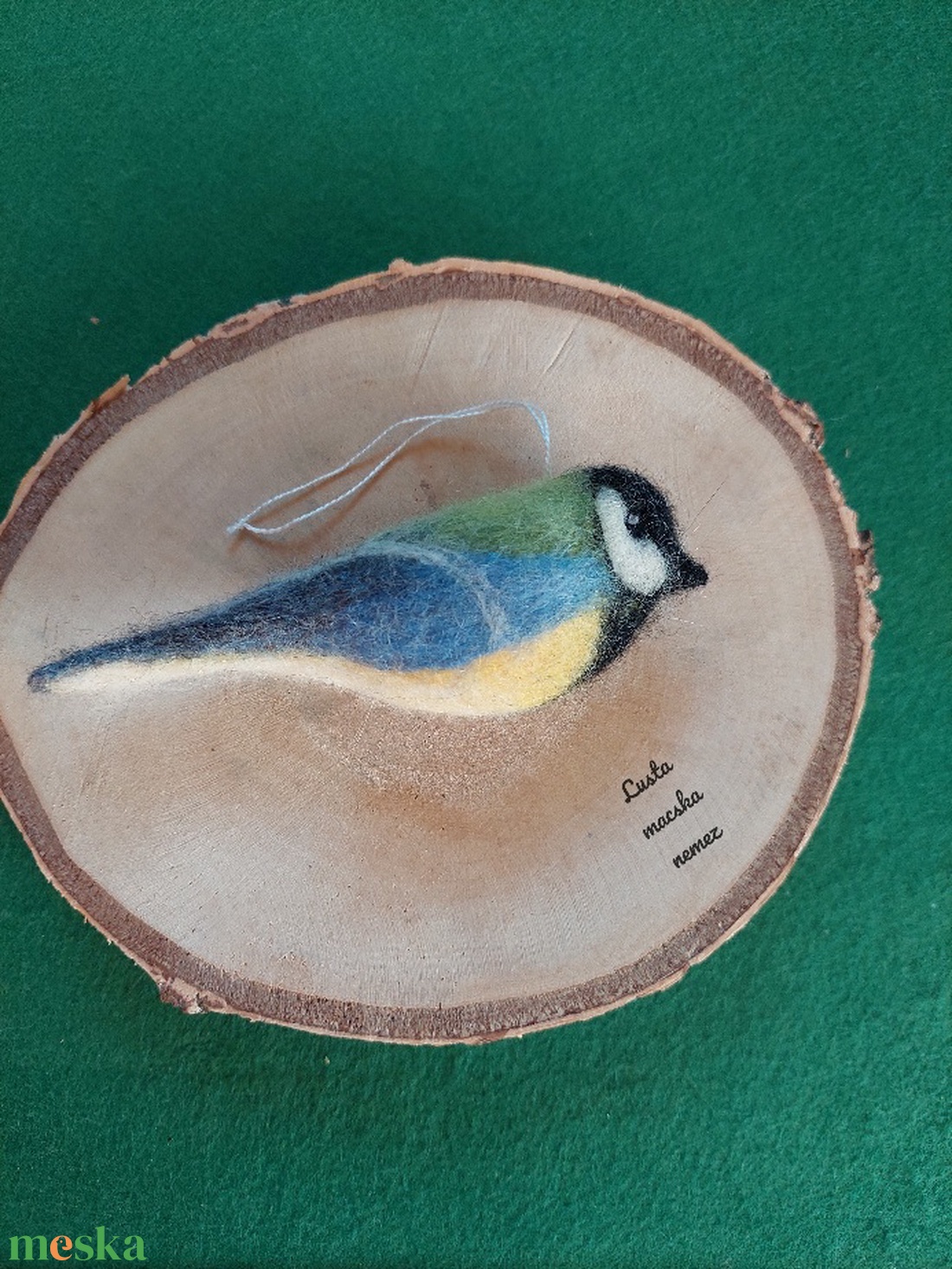 Nemez széncinege - otthon & életmód - dekoráció - ajtó- és ablak dekoráció - ablakdísz - Meska.hu