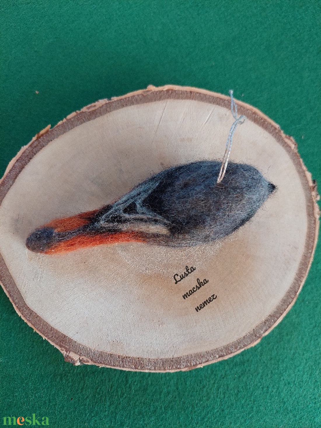 Nemez házi rozsdafarkú - otthon & életmód - dekoráció - ajtó- és ablak dekoráció - ablakdísz - Meska.hu