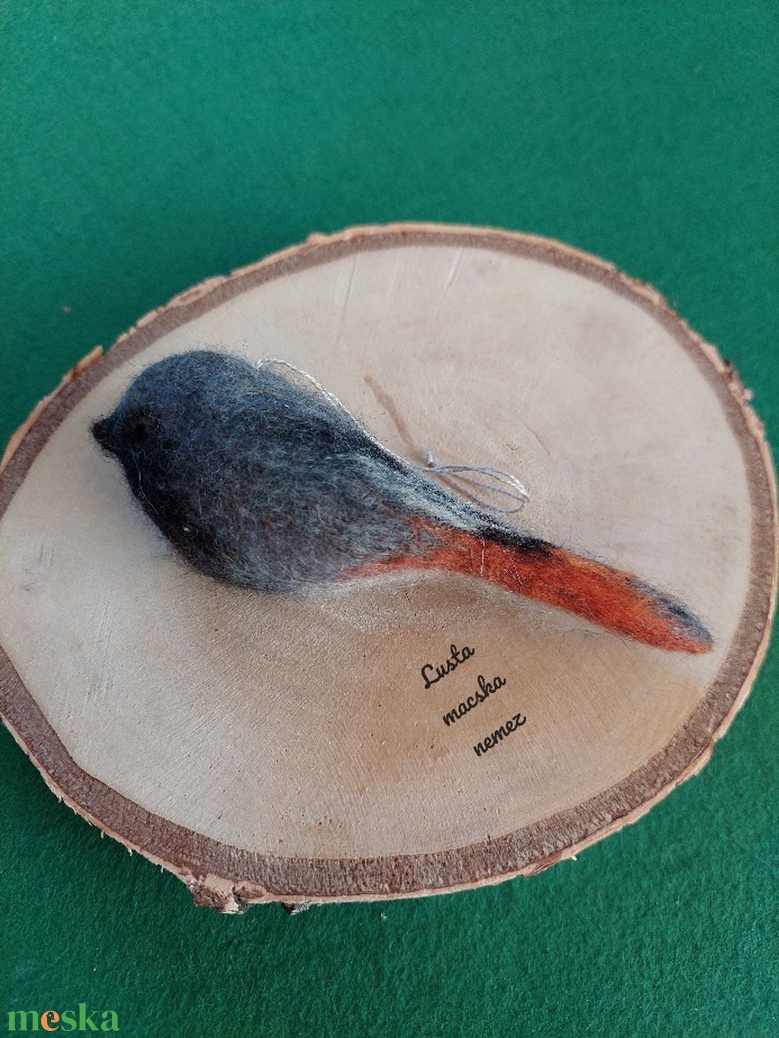 Nemez házi rozsdafarkú - otthon & életmód - dekoráció - ajtó- és ablak dekoráció - ablakdísz - Meska.hu