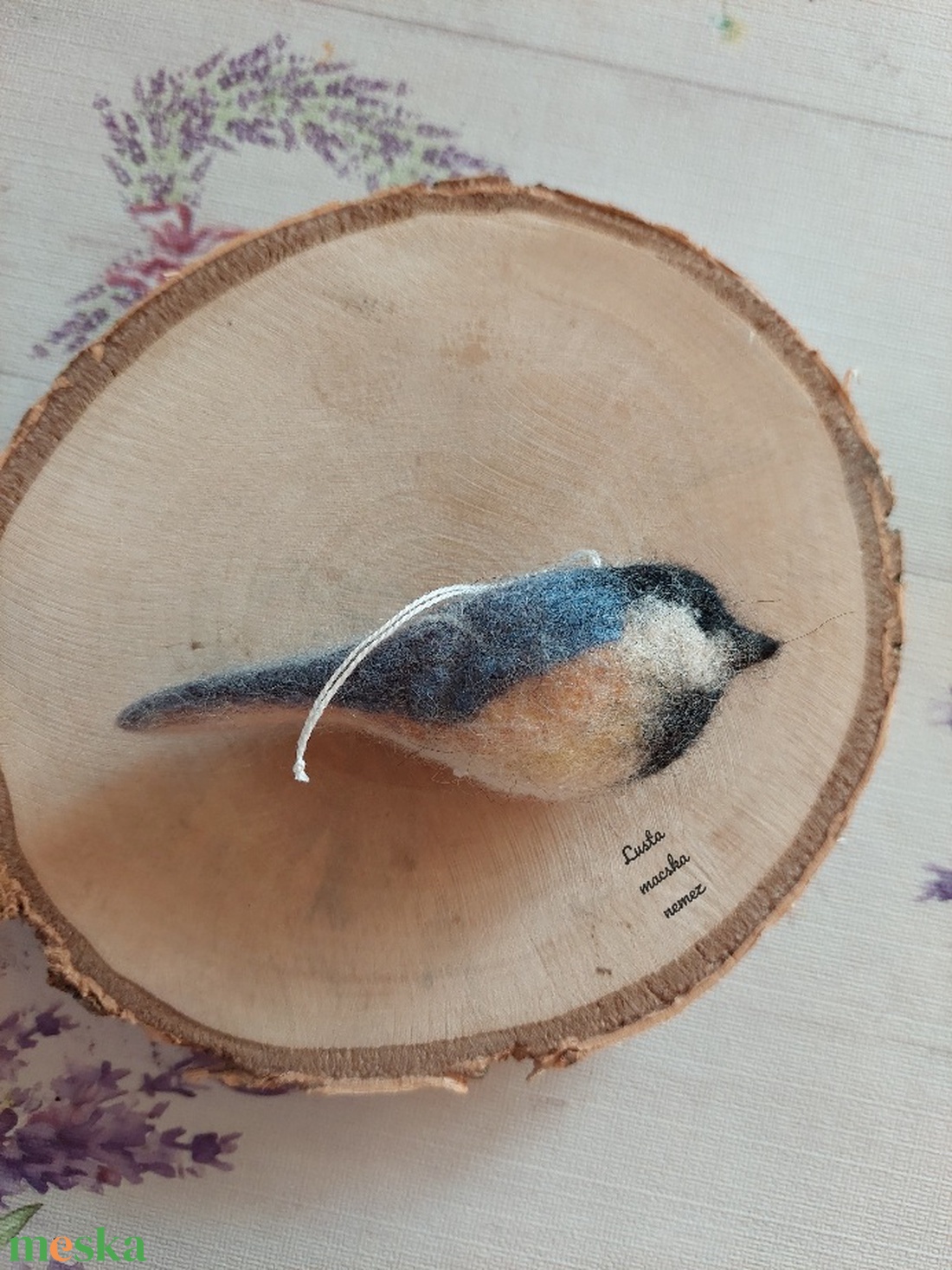 Nemez fenyvescinege - otthon & életmód - dekoráció - ajtó- és ablak dekoráció - ablakdísz - Meska.hu