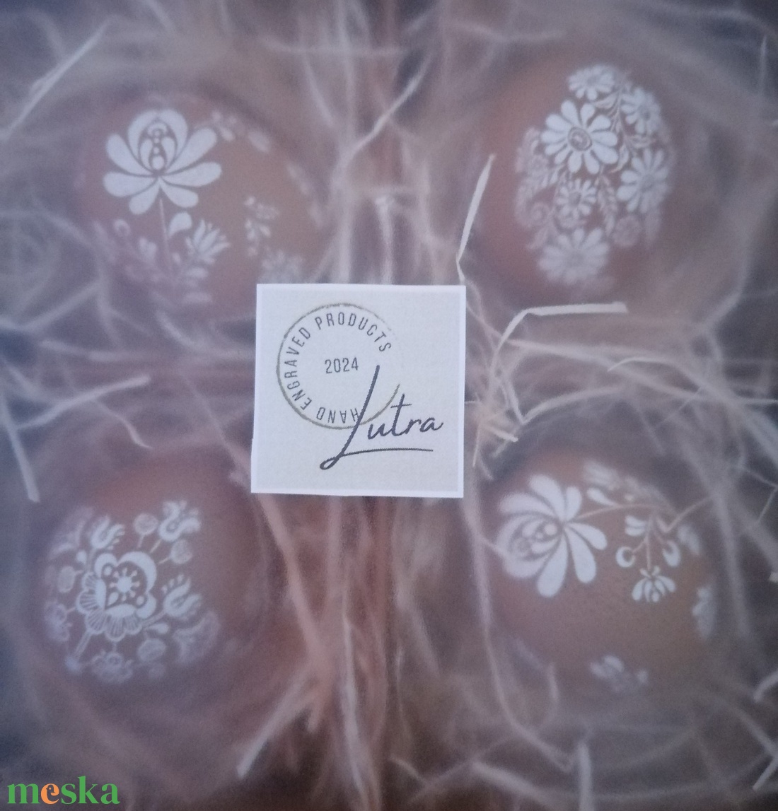 Húsvéti tojás - 'hímzés', dísztárgy - otthon & életmód - dekoráció - dísztárgy - Meska.hu