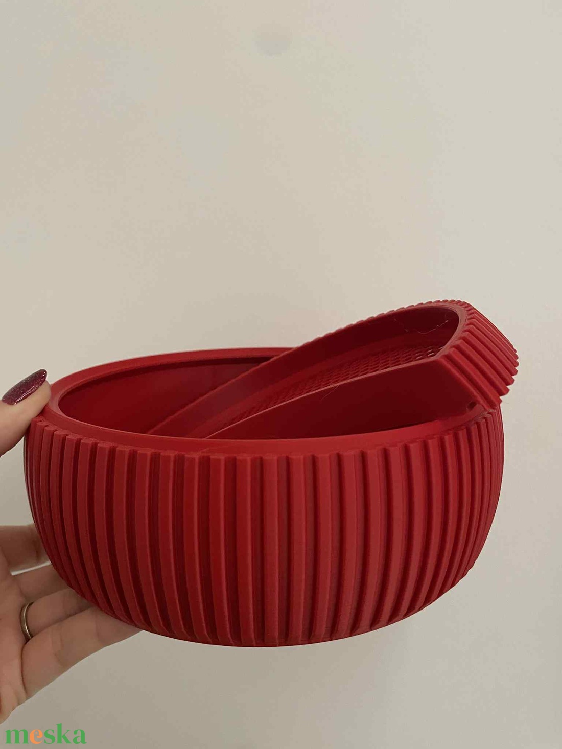 Praktikus szotyitál tetővel - otthon & életmód - konyhafelszerelés, tálalás - tálalás - tálca - Meska.hu