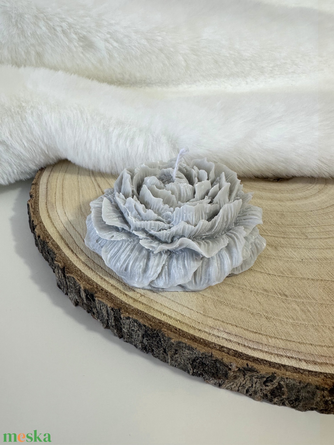 Babarózsa Gyertya - Szójaviasz gyertya - otthon & életmód - gyertya, illat, aroma - gyertya - Meska.hu