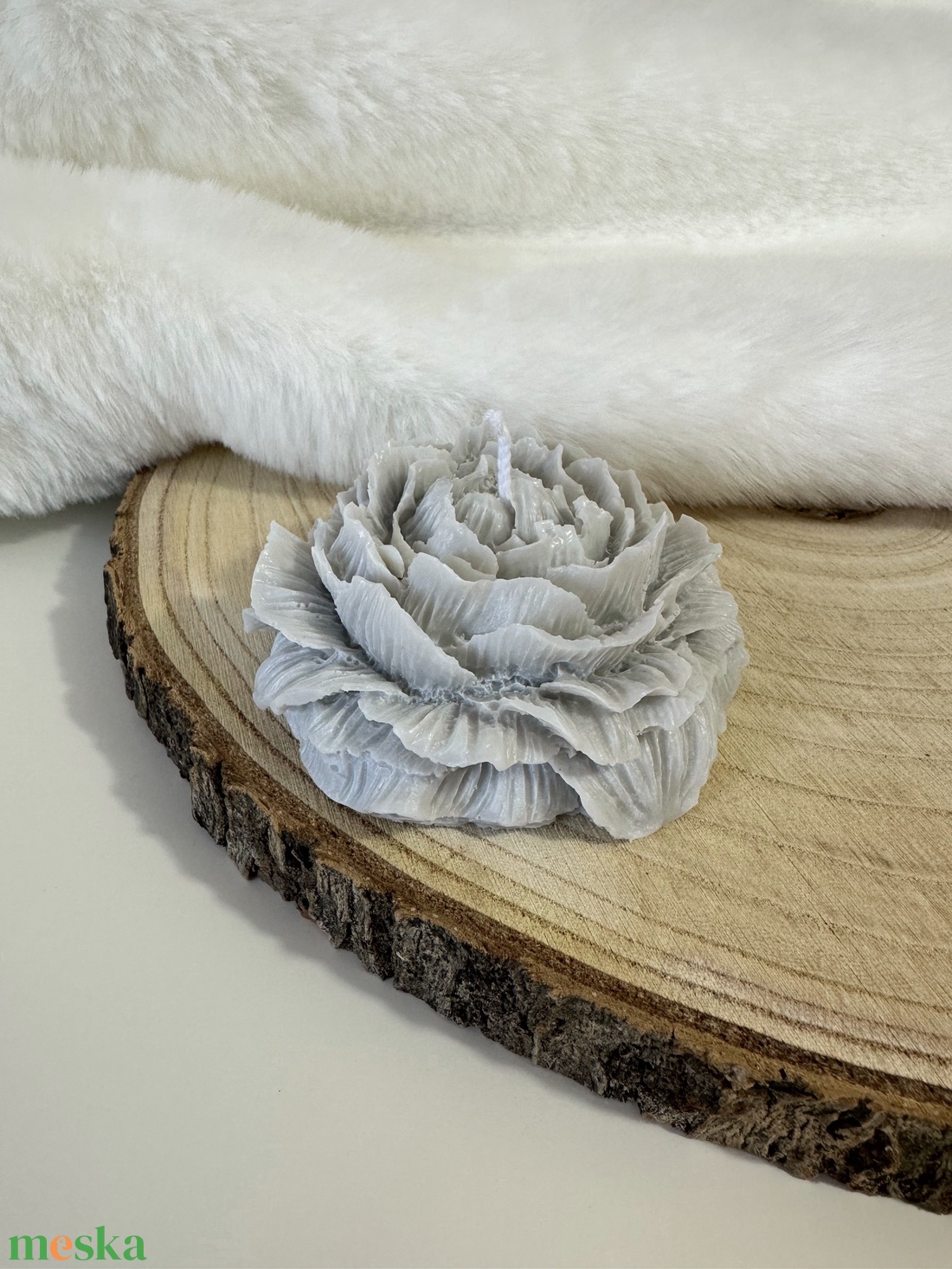 Babarózsa Gyertya - Szójaviasz gyertya - otthon & életmód - gyertya, illat, aroma - gyertya - Meska.hu