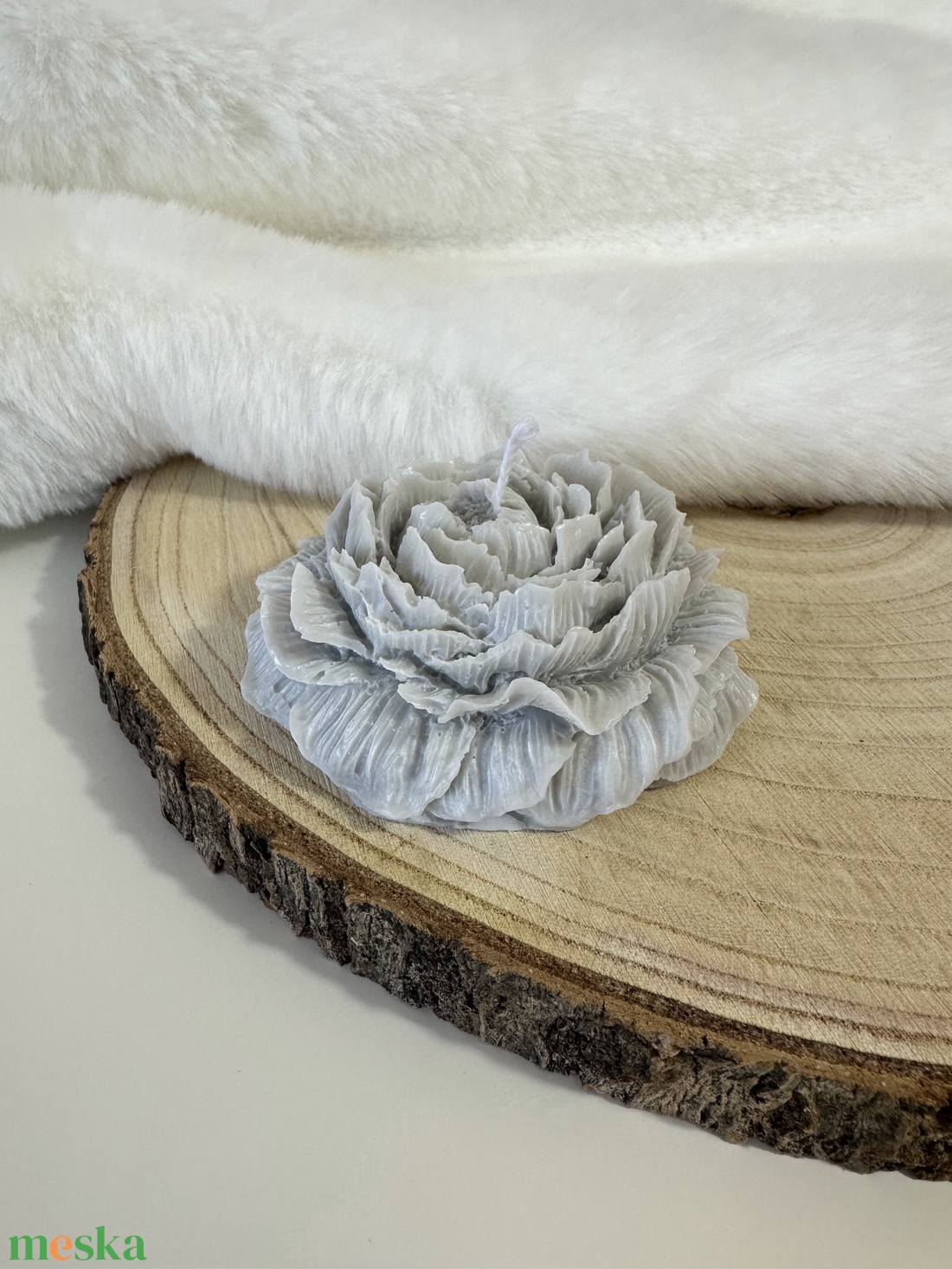 Babarózsa Gyertya - Szójaviasz gyertya - otthon & életmód - gyertya, illat, aroma - gyertya - Meska.hu