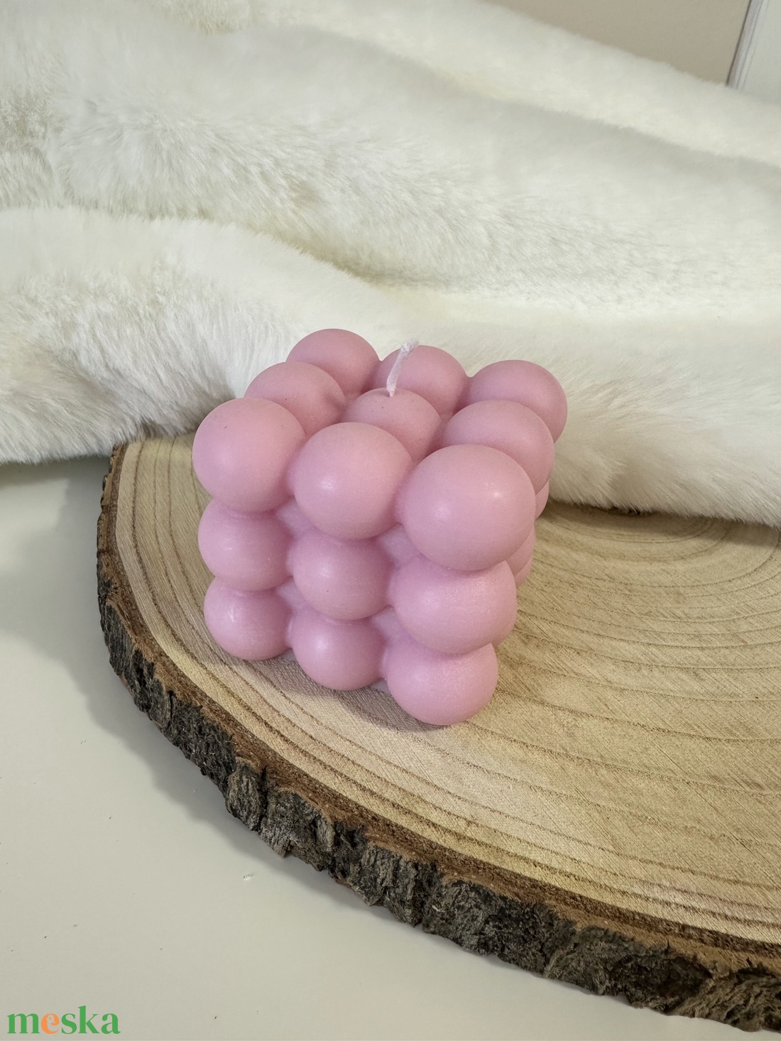 Buborék Gyertyakocka - otthon & életmód - gyertya, illat, aroma - gyertya - Meska.hu