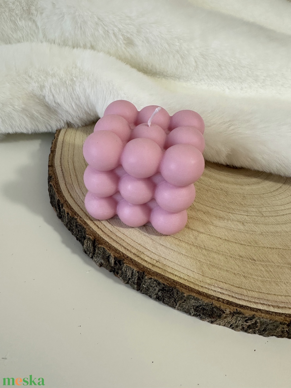 Buborék Gyertyakocka - otthon & életmód - gyertya, illat, aroma - gyertya - Meska.hu