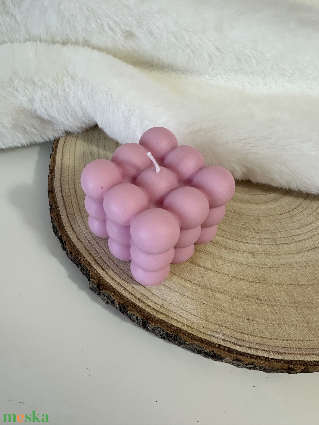 Buborék Gyertyakocka - otthon & életmód - gyertya, illat, aroma - gyertya - Meska.hu