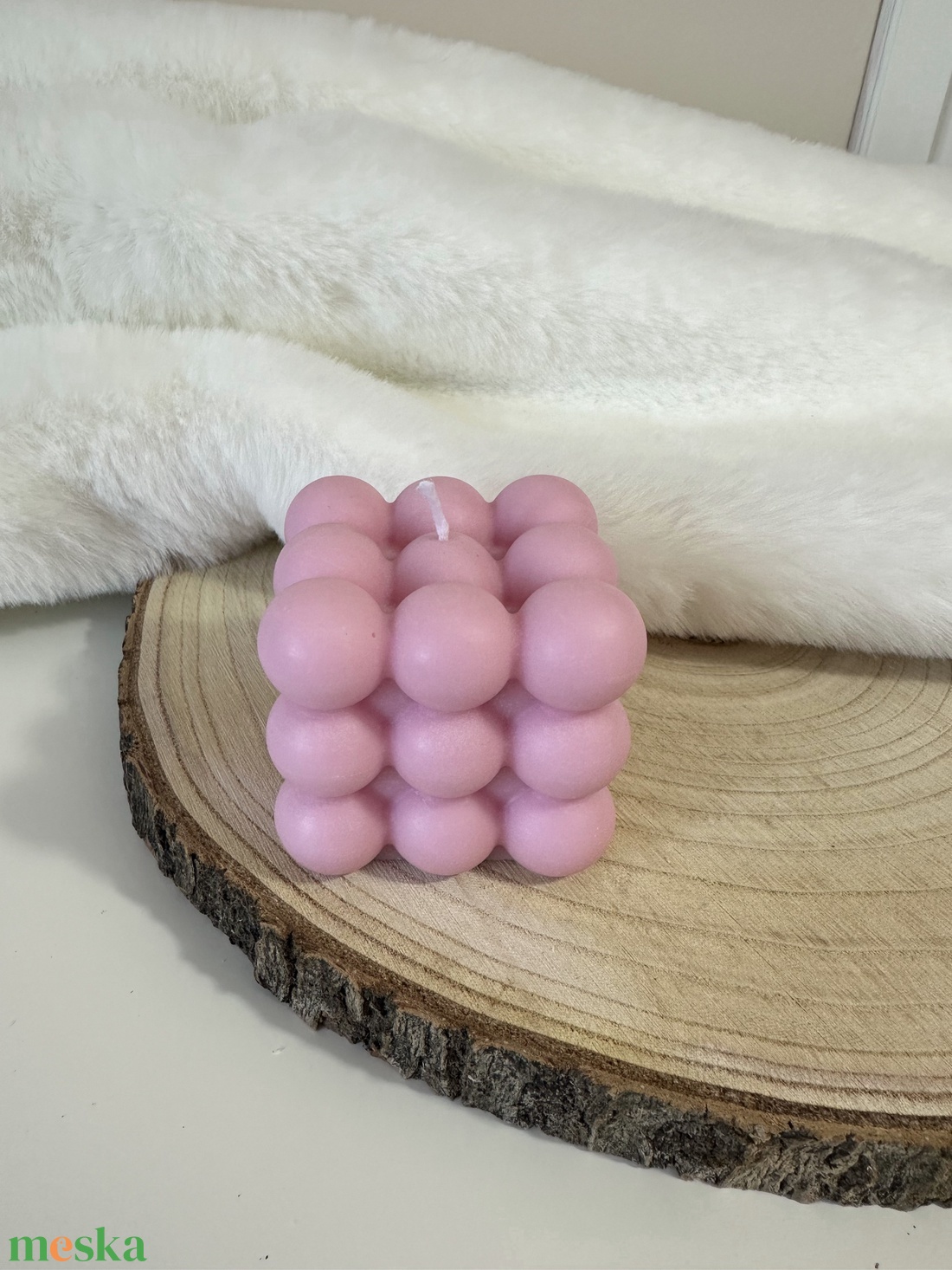 Buborék Gyertyakocka - otthon & életmód - gyertya, illat, aroma - gyertya - Meska.hu