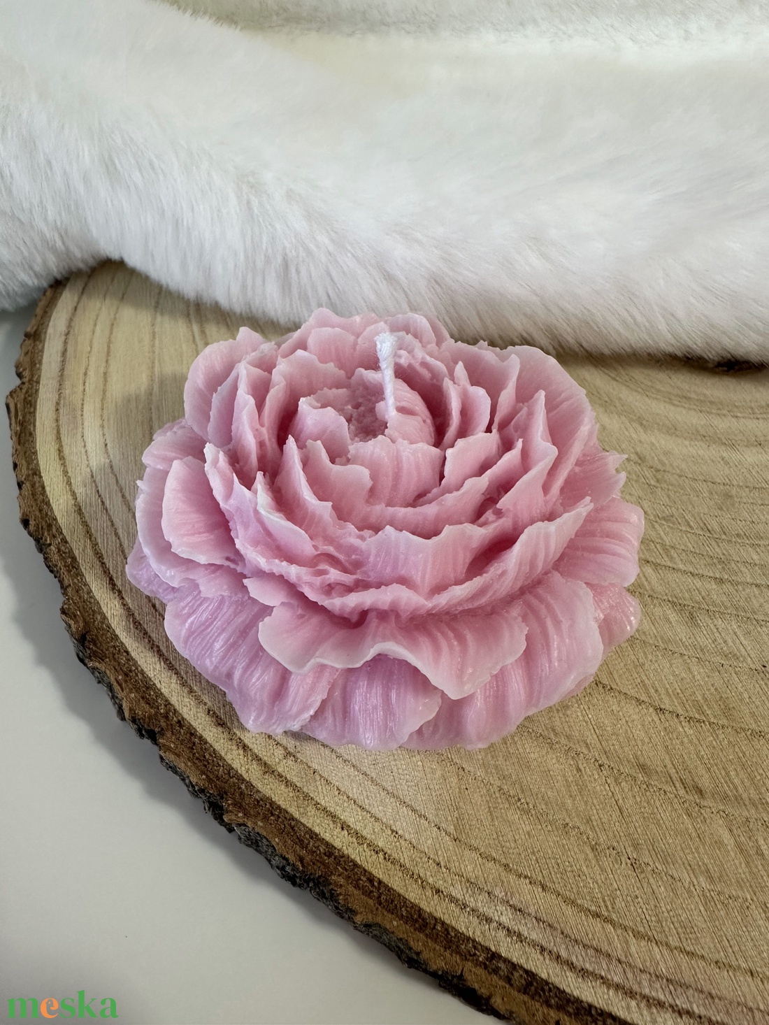 Babarózsa Gyertya - otthon & életmód - gyertya, illat, aroma - gyertya - Meska.hu