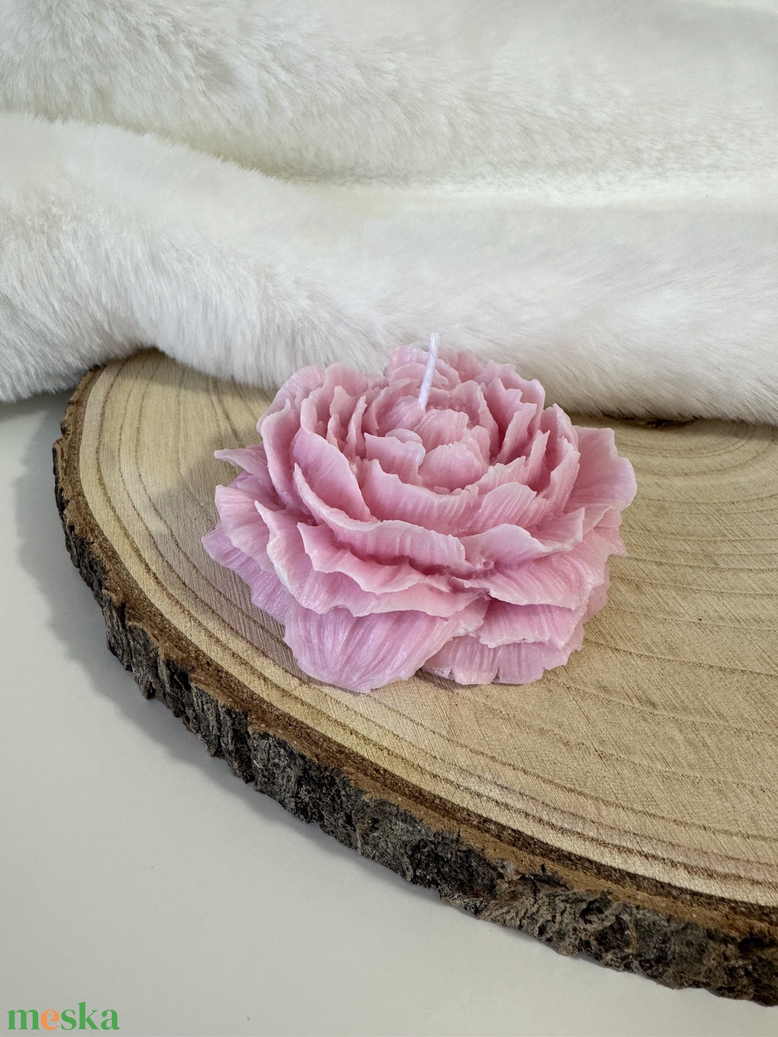 Babarózsa Gyertya - otthon & életmód - gyertya, illat, aroma - gyertya - Meska.hu