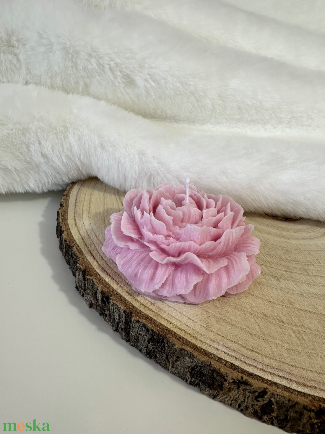 Babarózsa Gyertya - otthon & életmód - gyertya, illat, aroma - gyertya - Meska.hu