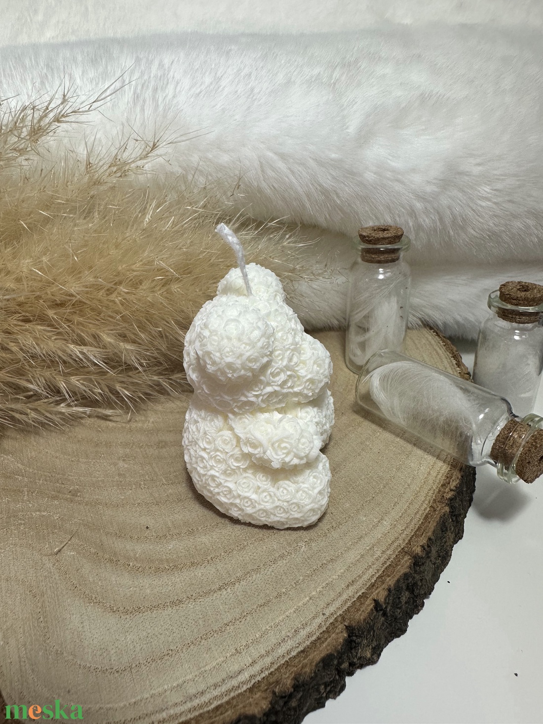 Szívecskés rózsa maci szójagyertya - Fehér - otthon & életmód - gyertya, illat, aroma - gyertya - Meska.hu Szívecskés rózsa maci szójagyertya - Fehér - otthon & életmód - gyertya, illat, aroma - gyertya - Meska.hu