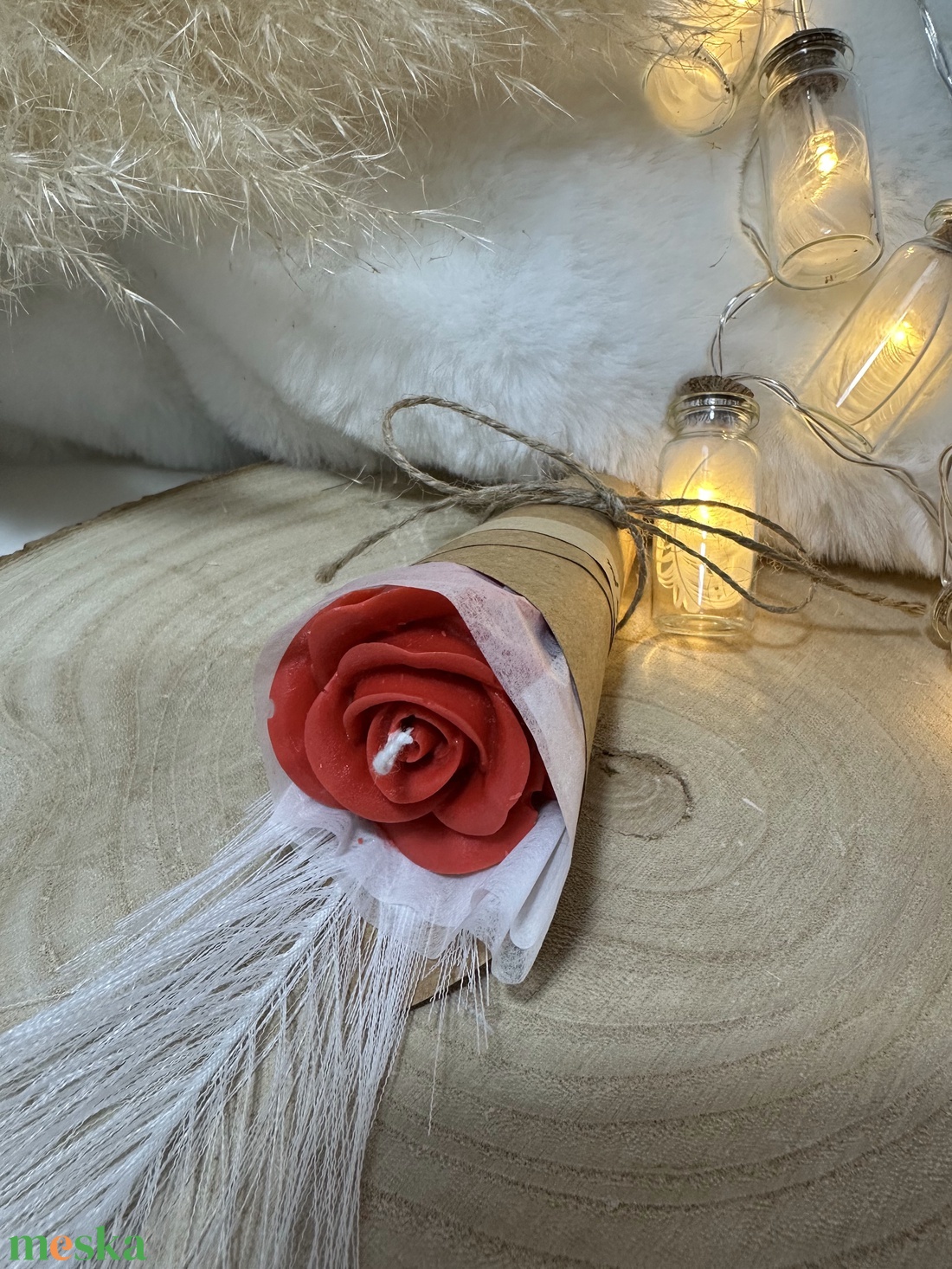 Rózsa virágszál gyertya díszcsomagolásban - Piros/Vörös - otthon & életmód - gyertya, illat, aroma - gyertya - Meska.hu Rózsa virágszál gyertya díszcsomagolásban - Piros/Vörös - otthon & életmód - gyertya, illat, aroma - gyertya - Meska.hu