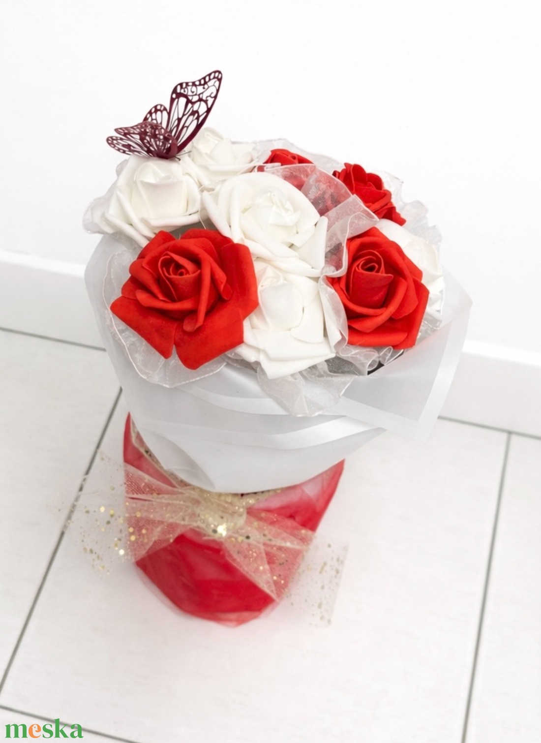 Örökrózsa - otthon & életmód - virágdekoráció - virágok - virágbox - Meska.hu