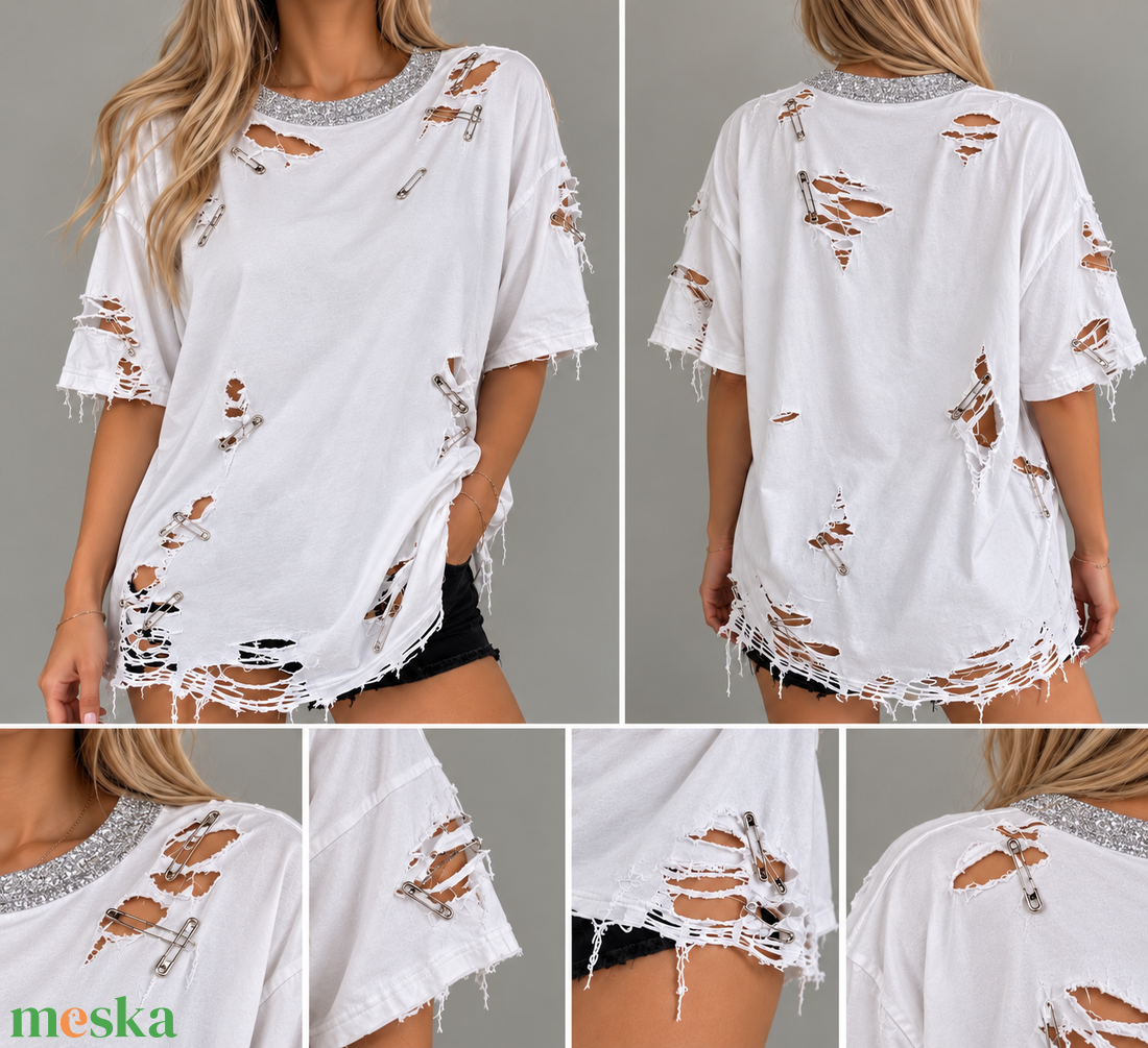 Egyedi oversized póló -  - Meska.hu