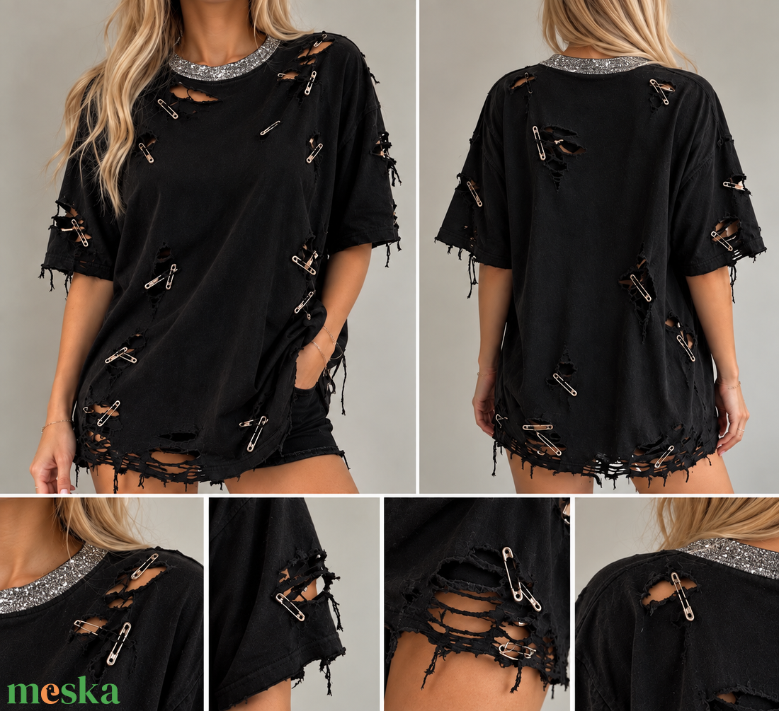 Egyedi oversized póló -  - Meska.hu