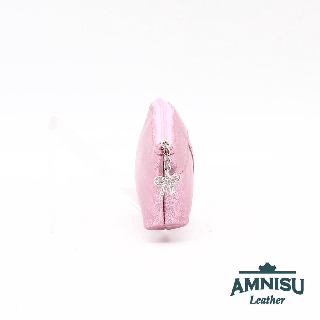 Metál rózsaszín egy cipzáras egyenes kristály köves kulcstartó E4001 - táska & tok - kulcstartó & táskadísz - kulcstartó - Meska.hu