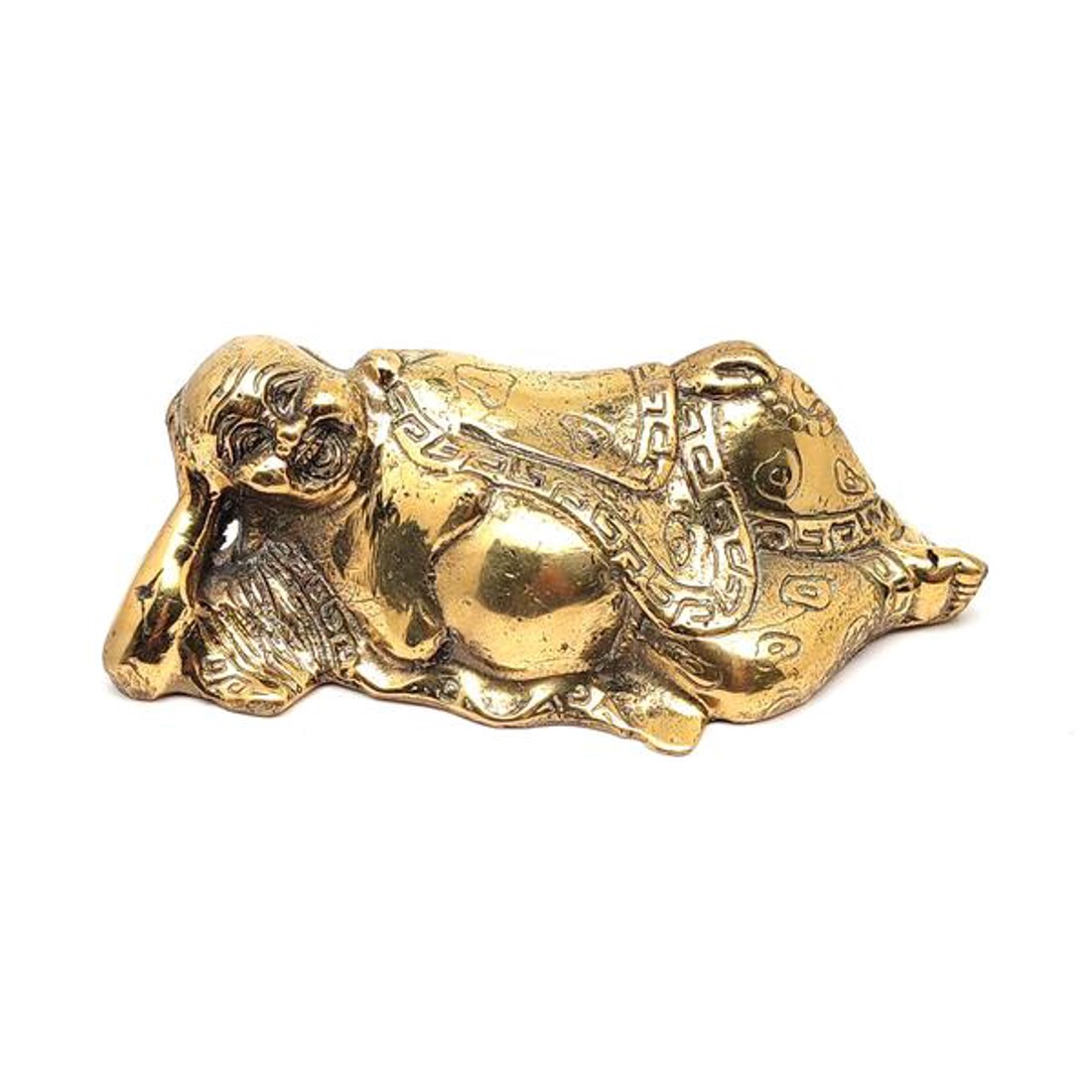 Réz figura fekvő nevető Buddha arany 4x10cm - otthon & életmód - dekoráció - spiritualitás - Meska.hu Réz figura fekvő nevető Buddha arany 4x10cm - otthon & életmód - dekoráció - spiritualitás - Meska.hu