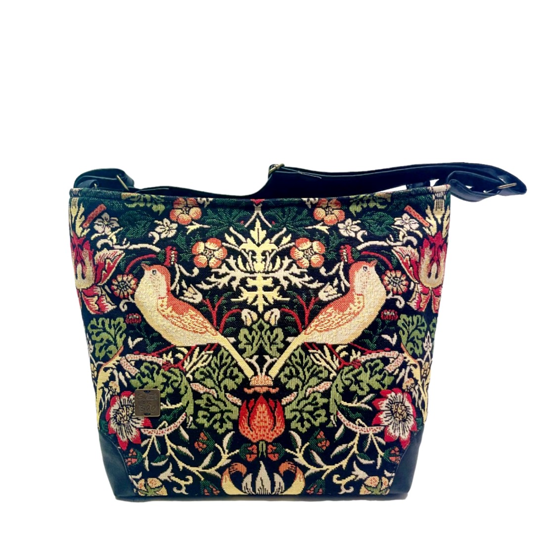SuziartBag Fekete madaras koala táska - táska & tok - kézitáska & válltáska - válltáska - Meska.hu