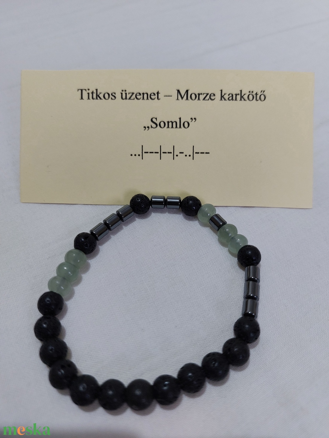 Morze karkötő titkos üzenettel - rendelésre Somlo - ékszer - karkötő - gyöngyös karkötő - Meska.hu Morze karkötő titkos üzenettel - rendelésre Somlo - ékszer - karkötő - gyöngyös karkötő - Meska.hu