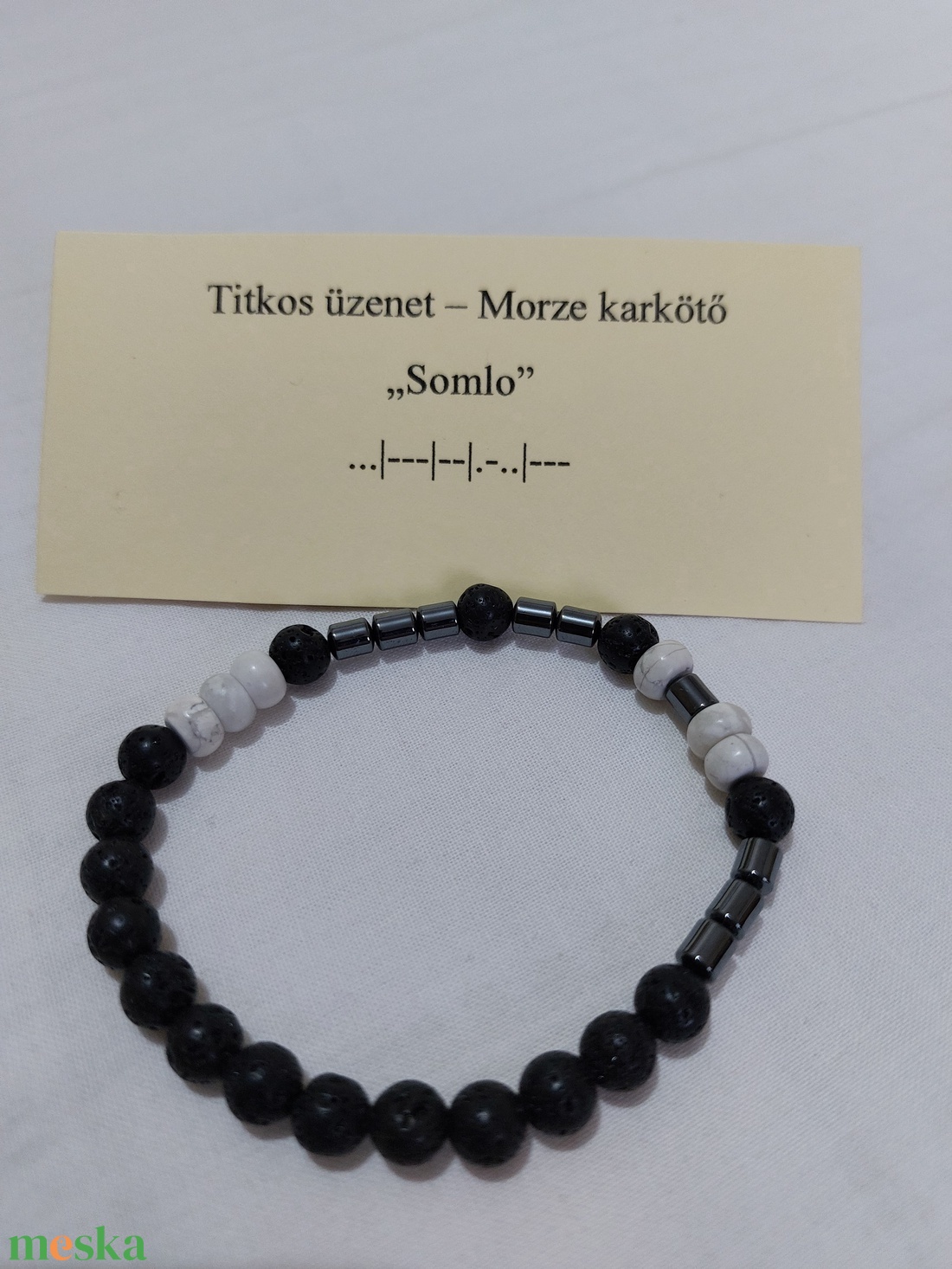 Morze karkötő titkos üzenettel - rendelésre Somlo - ékszer - karkötő - gyöngyös karkötő - Meska.hu Morze karkötő titkos üzenettel - rendelésre Somlo - ékszer - karkötő - gyöngyös karkötő - Meska.hu