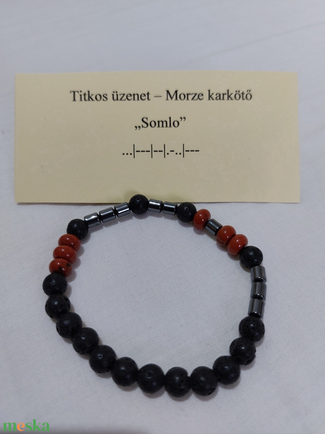 Morze karkötő titkos üzenettel - rendelésre Somlo - ékszer - karkötő - gyöngyös karkötő - Meska.hu Morze karkötő titkos üzenettel - rendelésre Somlo - ékszer - karkötő - gyöngyös karkötő - Meska.hu