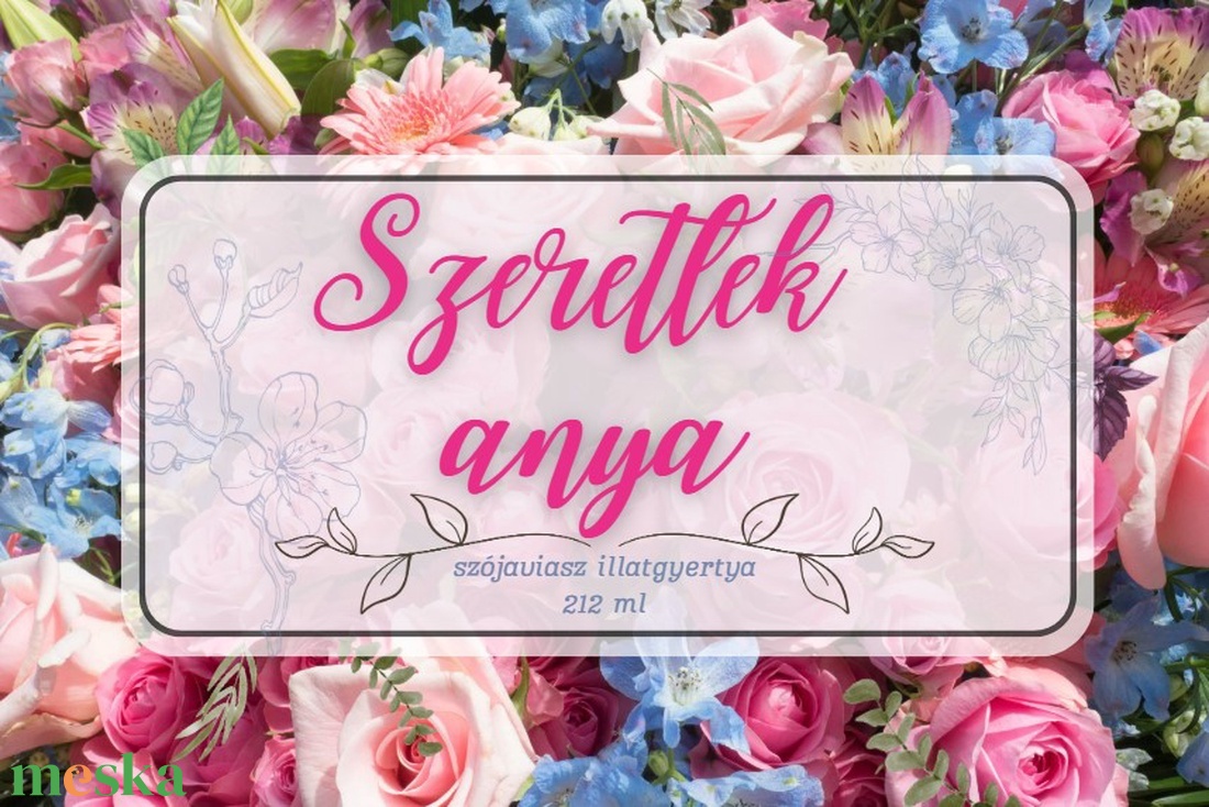 Anyák napi tégelyes gyertya, kerámia párologtatóval - otthon & életmód - gyertya, illat, aroma - gyertya - Meska.hu