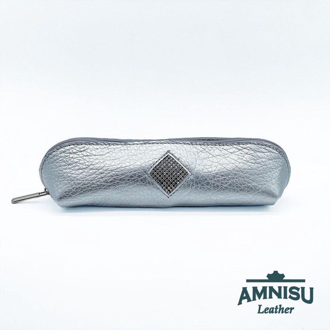 Ezüst rombusz swarovski köves neszeszer / tolltartó K1008 - táska & tok - neszesszer - Meska.hu