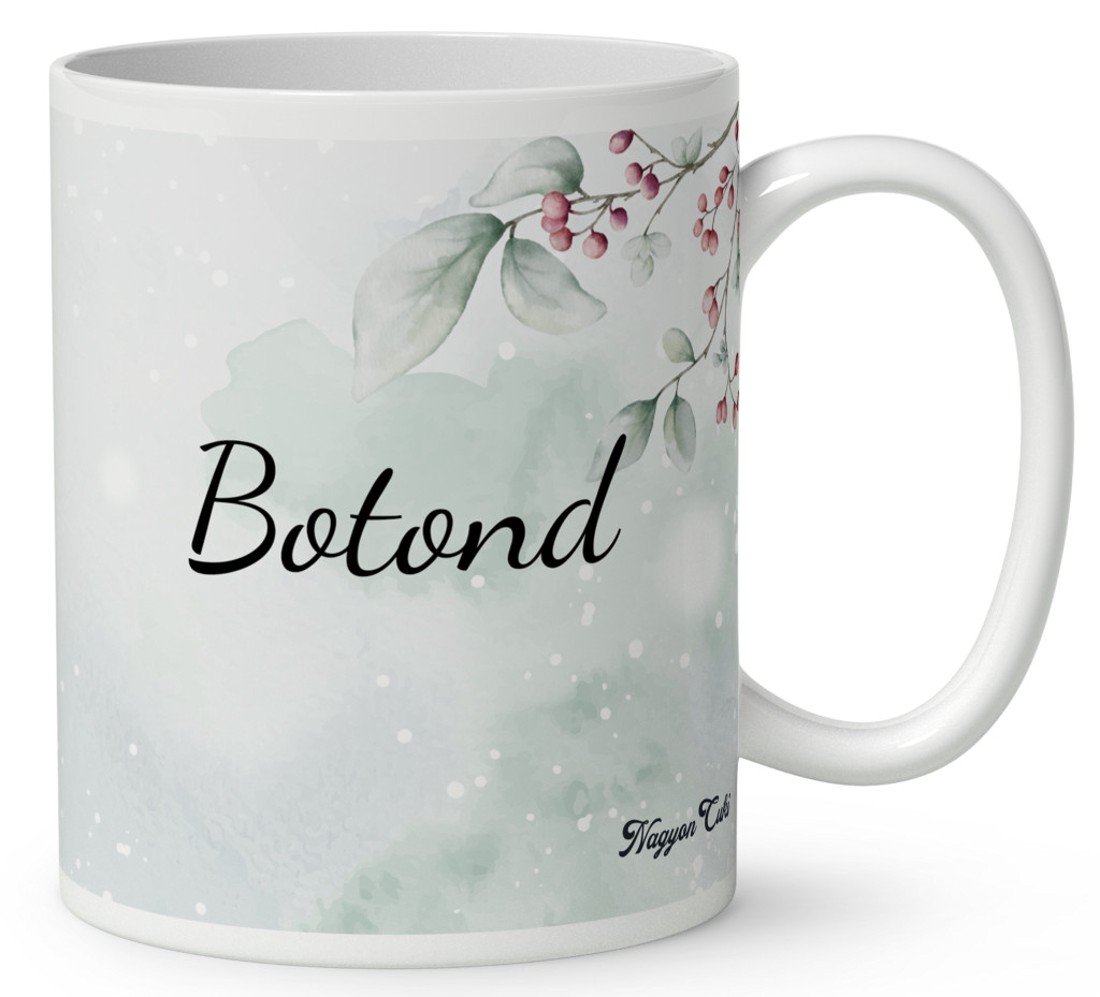 Névvel kérhető - Cuki téli süni és a hógömb mintás bögre - otthon & életmód - konyhafelszerelés, tálalás - tálalás - bögre & csésze - Meska.hu