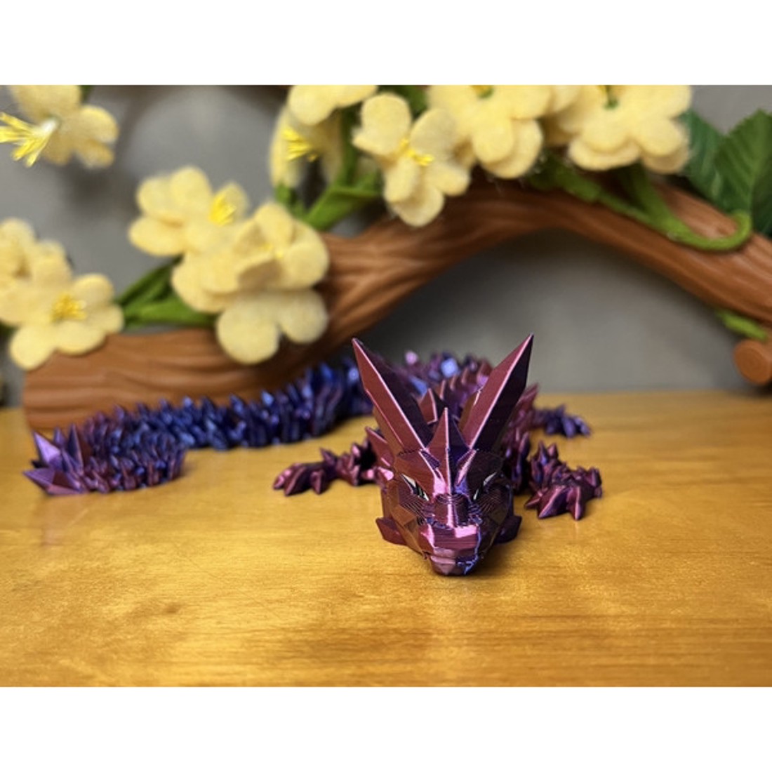 3d nyomtatott kristály sárkány - játék & sport - plüssállat & játékfigura - más figura - Meska.hu