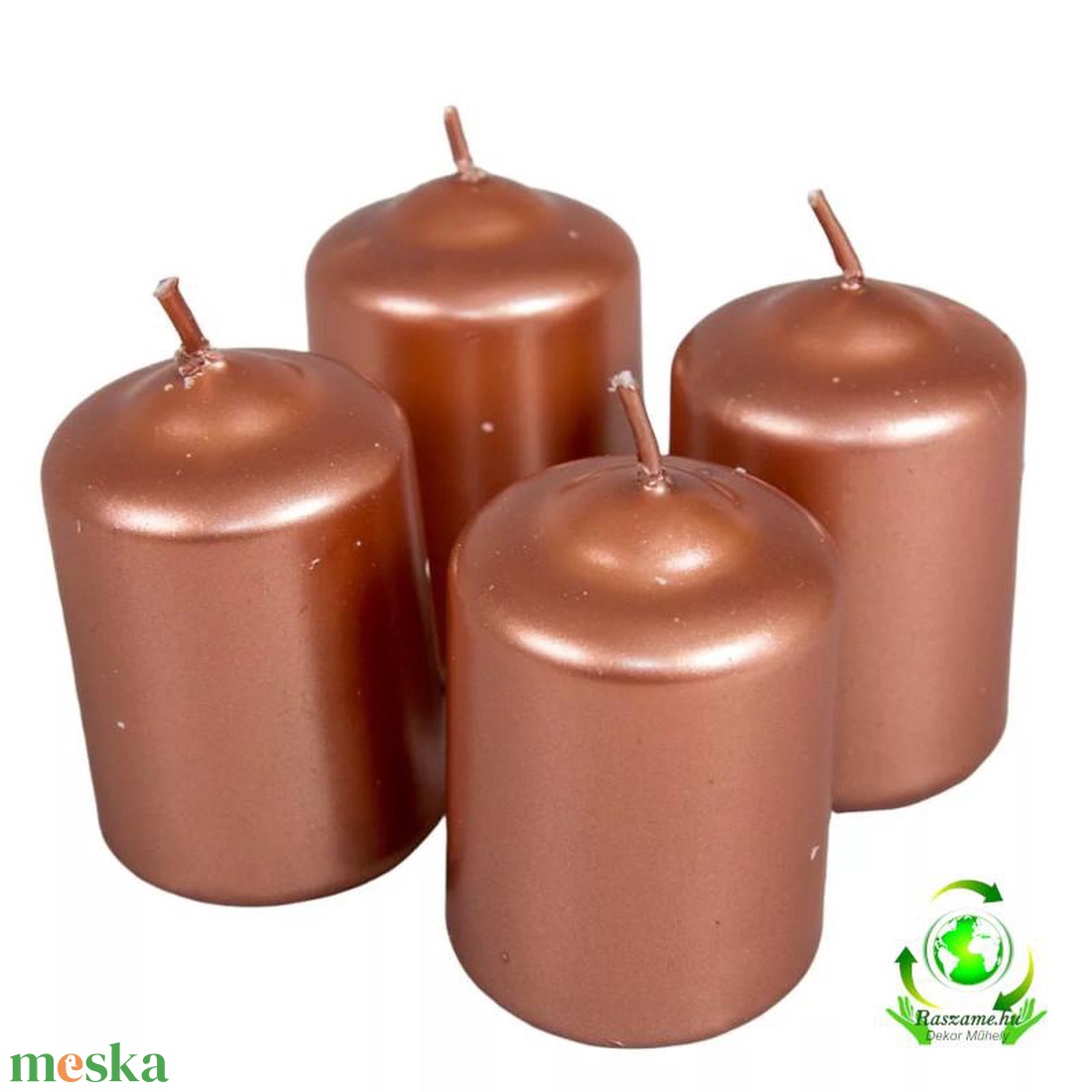 Metál adventi gyertya szett 40x60mm - rosegold - kellékek & szerszámok - dekorációs kellékek - dekorációs gyertya - Meska.hu Metál adventi gyertya szett 40x60mm - rosegold - kellékek & szerszámok - dekorációs kellékek - dekorációs gyertya - Meska.hu