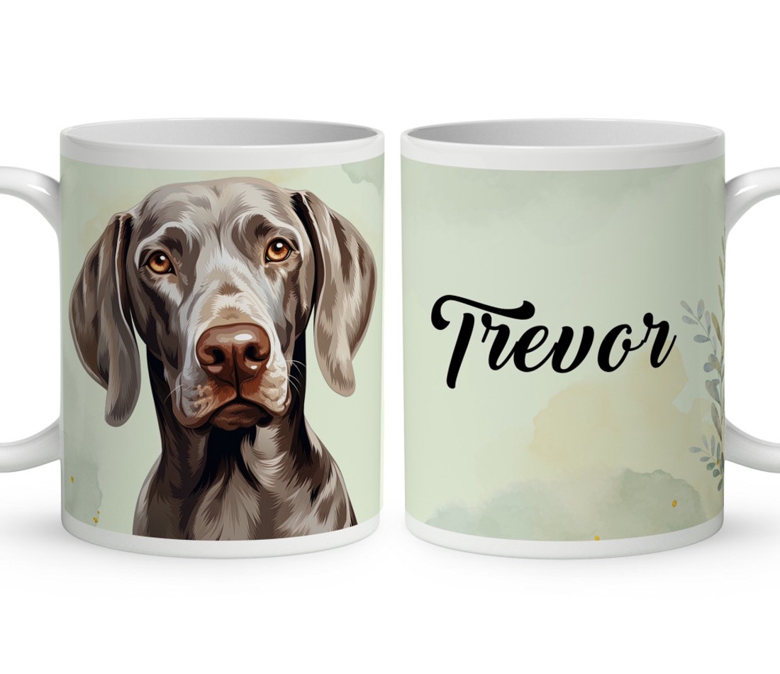 Névvel kérhető - Weimari vizsla portré mintás bögre - otthon & életmód - konyhafelszerelés, tálalás - tálalás - bögre & csésze - Meska.hu