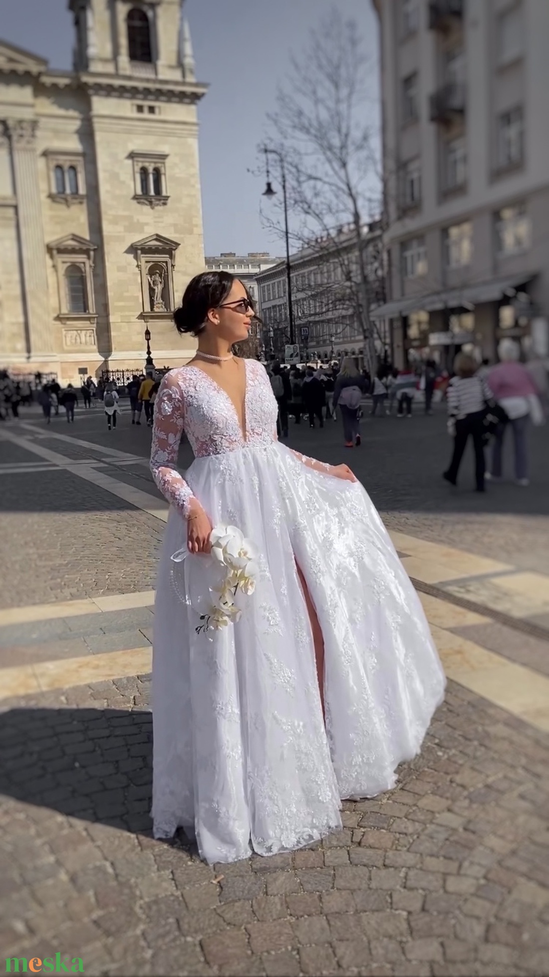 Gyöngycsokor � elegancia, ami örökre megmarad  - esküvő - menyasszonyi- és dobócsokor - Meska.hu
