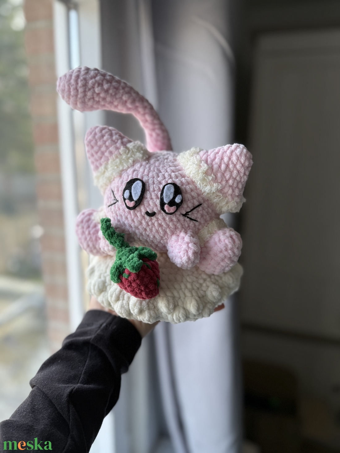 Strawbie- Álom a legédesebb eperről amigurumi horgolási minta - diy (csináld magad) - szabásminta, útmutató - horgolási minta - Meska.hu