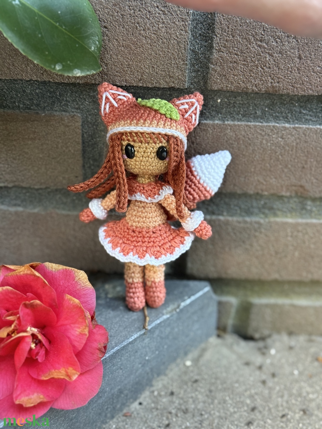 Kitsuna- Egy apró róka szellem amigurumi horgolási minta - diy (csináld magad) - szabásminta, útmutató - horgolási minta - Meska.hu