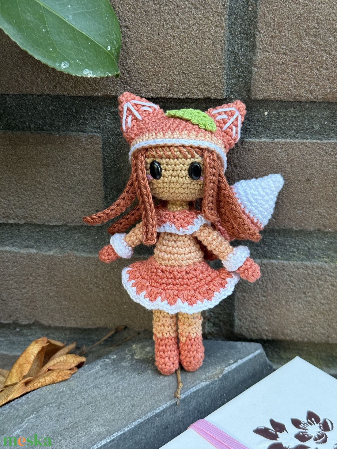 Kitsuna- Egy apró róka szellem amigurumi horgolási minta - diy (csináld magad) - szabásminta, útmutató - horgolási minta - Meska.hu