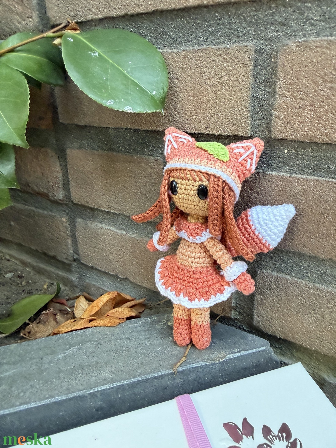 Kitsuna- Egy apró róka szellem amigurumi horgolási minta - diy (csináld magad) - szabásminta, útmutató - horgolási minta - Meska.hu