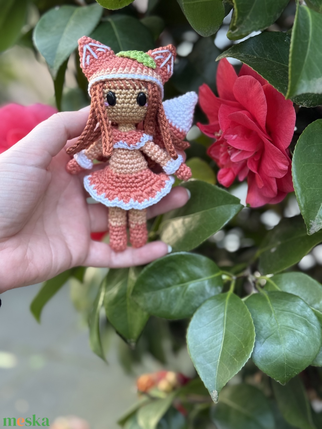 Kitsuna- Egy apró róka szellem amigurumi horgolási minta - diy (csináld magad) - szabásminta, útmutató - horgolási minta - Meska.hu