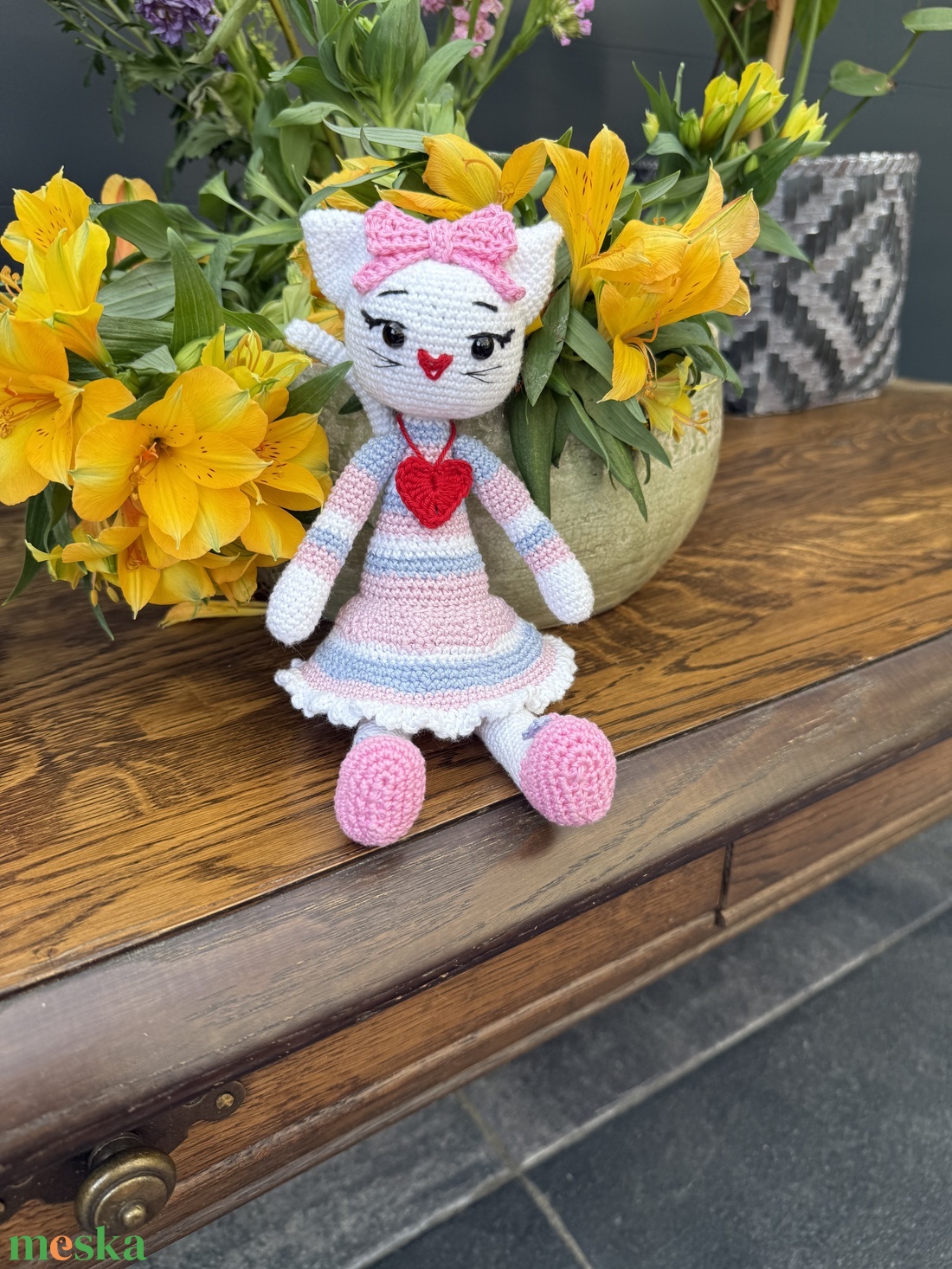 Luna Bell - A pasztel cica amigurumi horgolási minta - diy (csináld magad) - szabásminta, útmutató - horgolási minta - Meska.hu