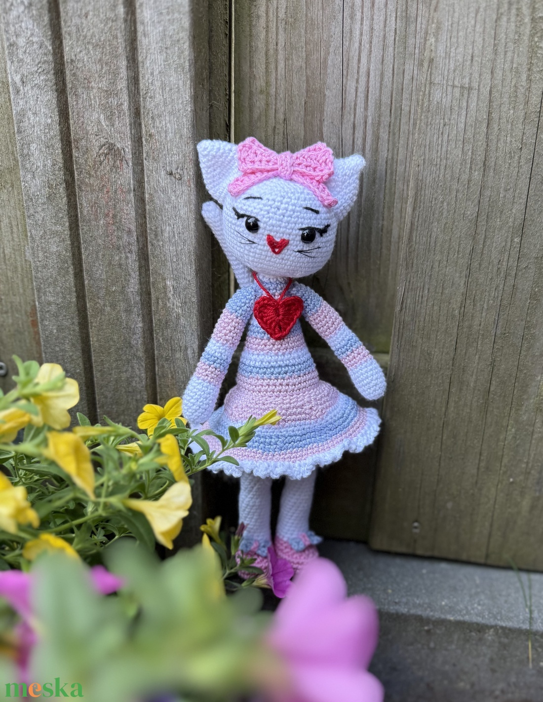 Luna Bell - A pasztel cica amigurumi horgolási minta - diy (csináld magad) - szabásminta, útmutató - horgolási minta - Meska.hu