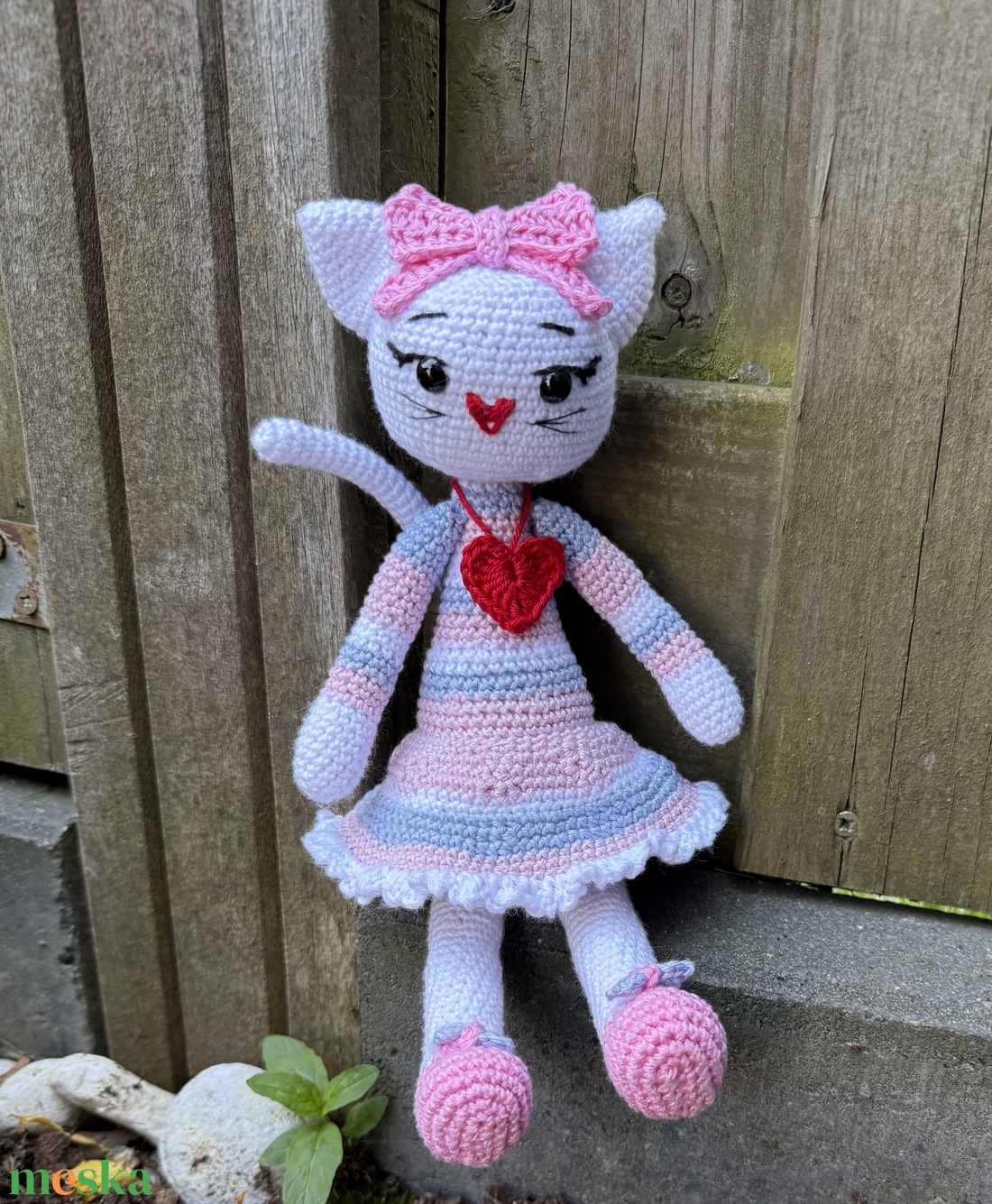 Luna Bell - A pasztel cica amigurumi horgolási minta - diy (csináld magad) - szabásminta, útmutató - horgolási minta - Meska.hu
