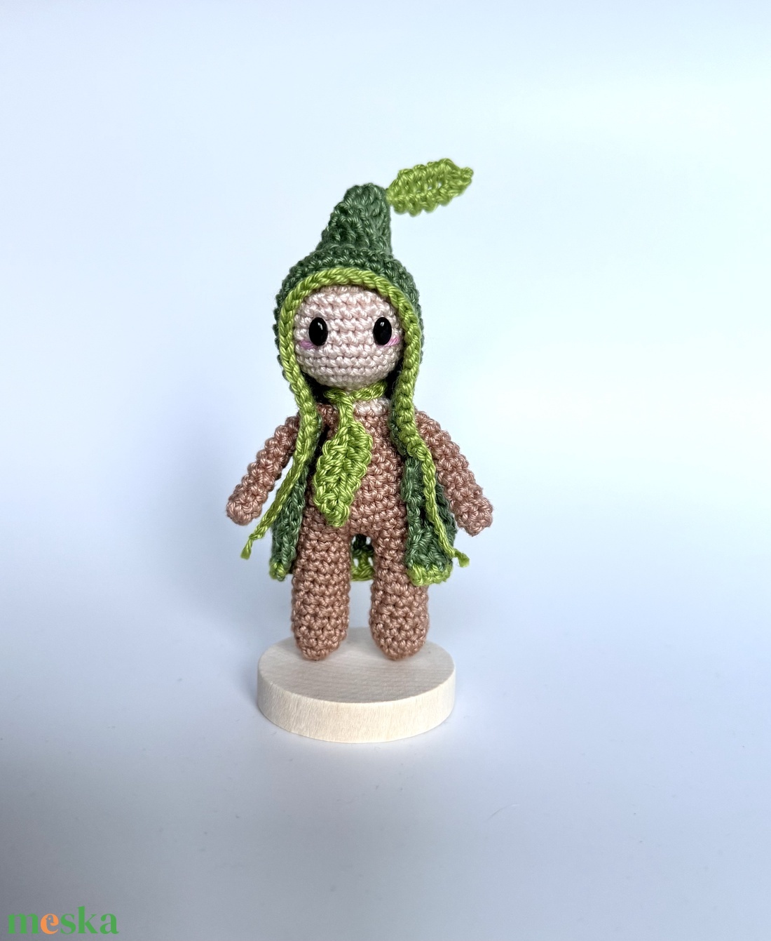 Twiggy- A kis erdei manó- amigurumi horgolási minta - diy (csináld magad) - szabásminta, útmutató - horgolási minta - Meska.hu