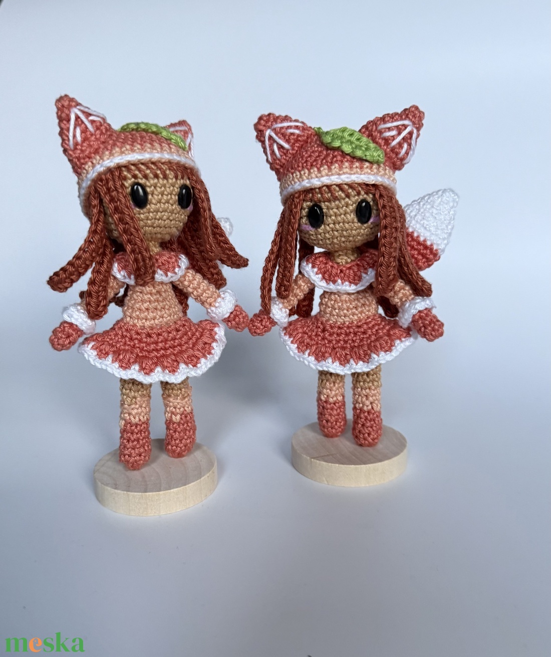 Kitsuna- Egy apró róka szellem amigurumi horgolási minta - diy (csináld magad) - szabásminta, útmutató - horgolási minta - Meska.hu